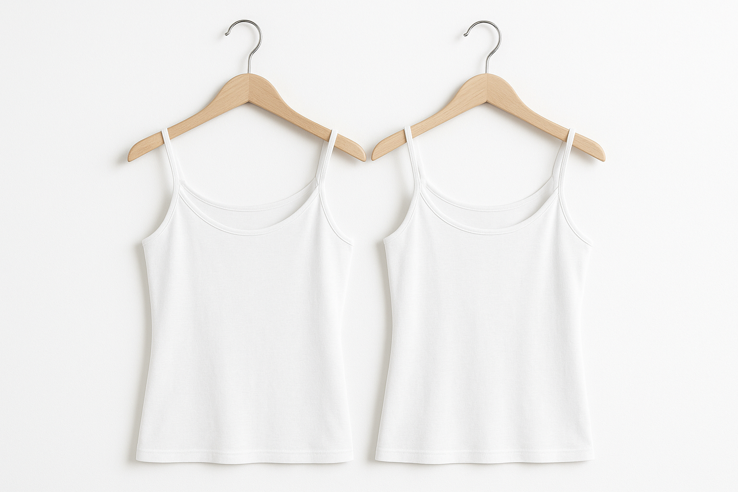 can you remove the model and just show 2 Women’s Undershirts