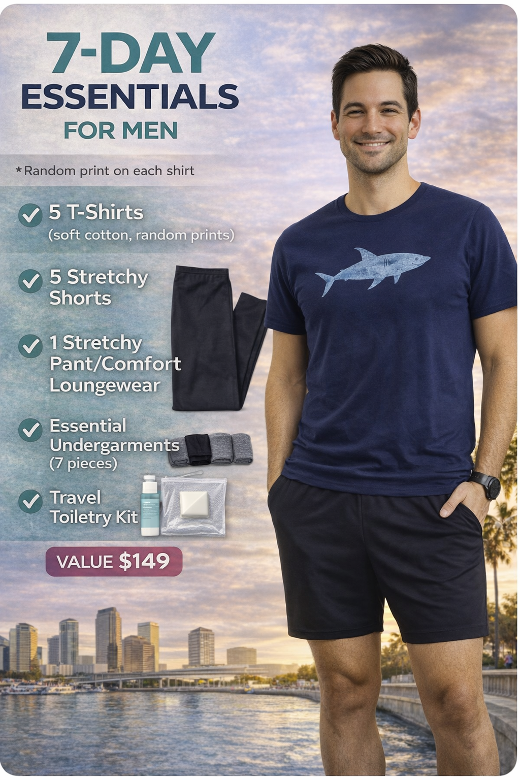 Men's 7-Day Travel Essentials