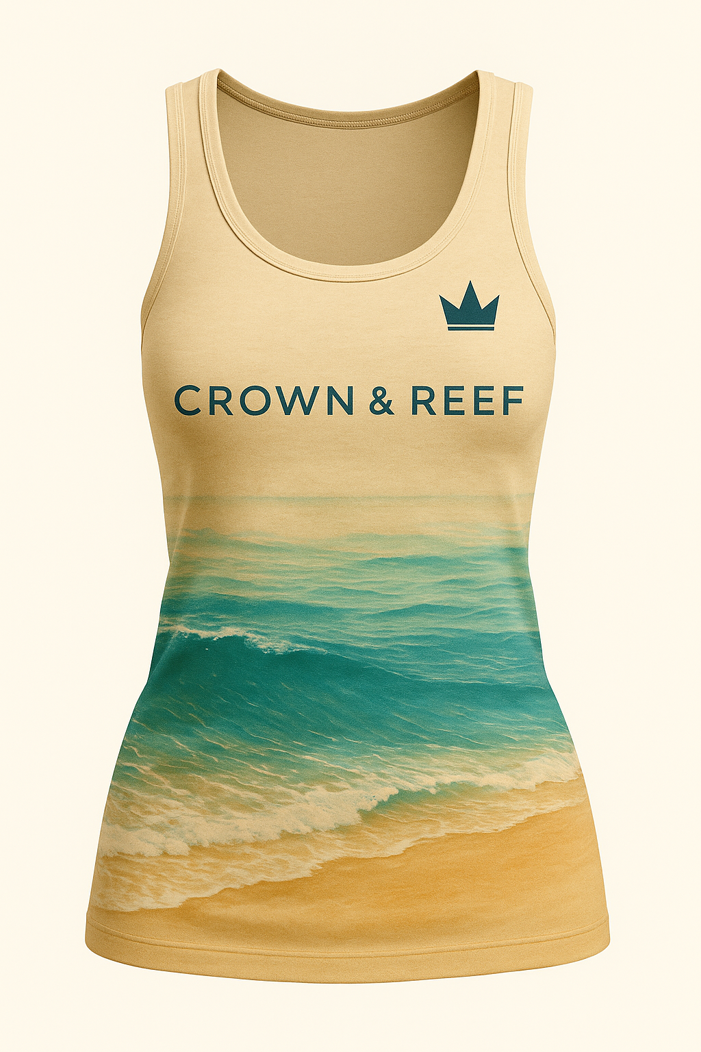 Crown & Reef Women's Beach Tank Top