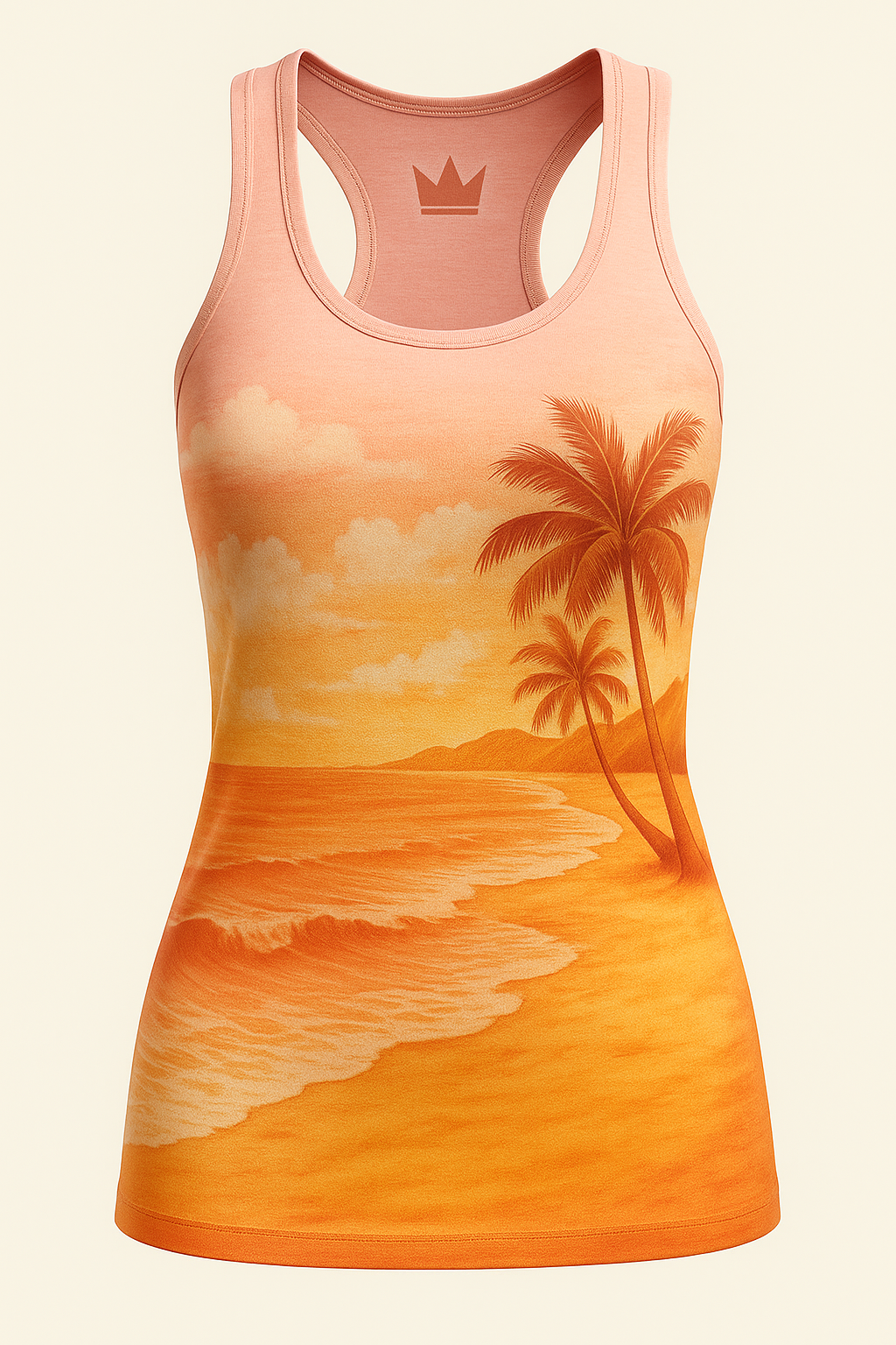 Crown & Reef Pink/Orange Tank Top