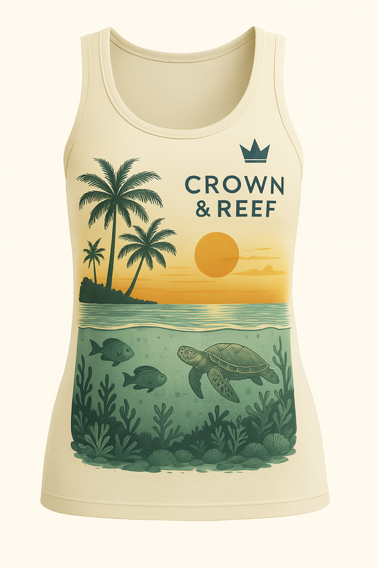 Crown & Reef Women's Tortoise Tank Top