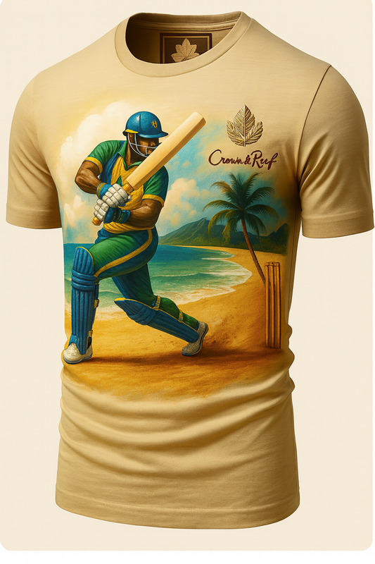 Crown & Reef Men's Cricket T-Shirt