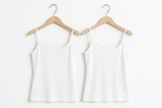 can you remove the model and just show 2 Women’s Undershirts