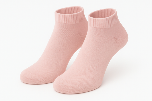 Women’s Casual Ankle Socks 2-Pack pink pair only